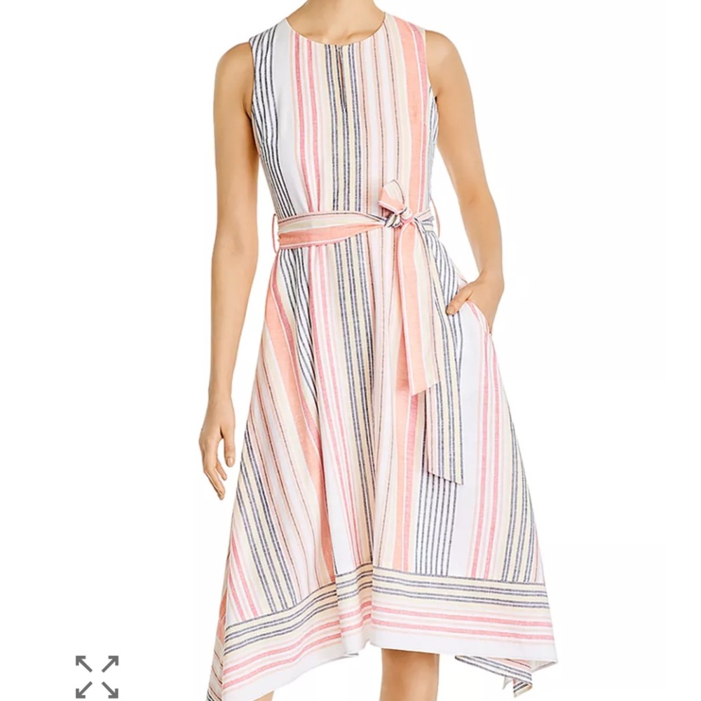 Karl Lagerfeld Asymmetric
Handkerchief Midi Dress Size 8